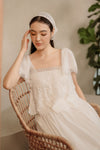 Solène Broderie Top (White)