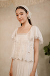 Solène Broderie Top (White)