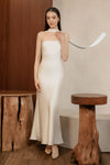Etoile Scarf Dress (Pearl)