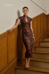 Liuya Qipao (Rose Champagne)