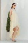 Umia Halter Dress (Butter Yellow)