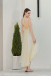 Umia Halter Dress (Butter Yellow)