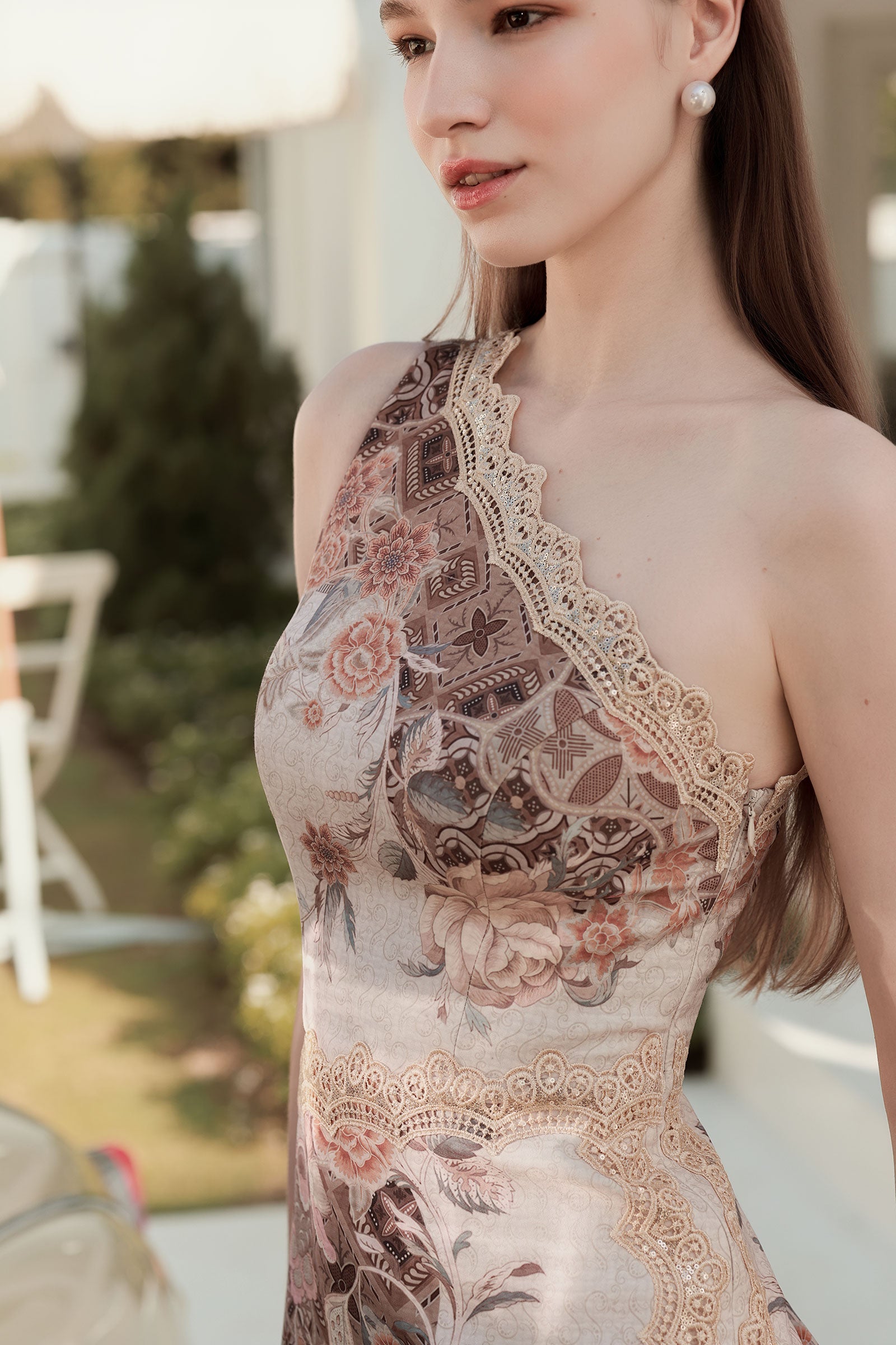 Amour Batik Dress (Brown)