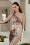 Amour Batik Dress (Brown)