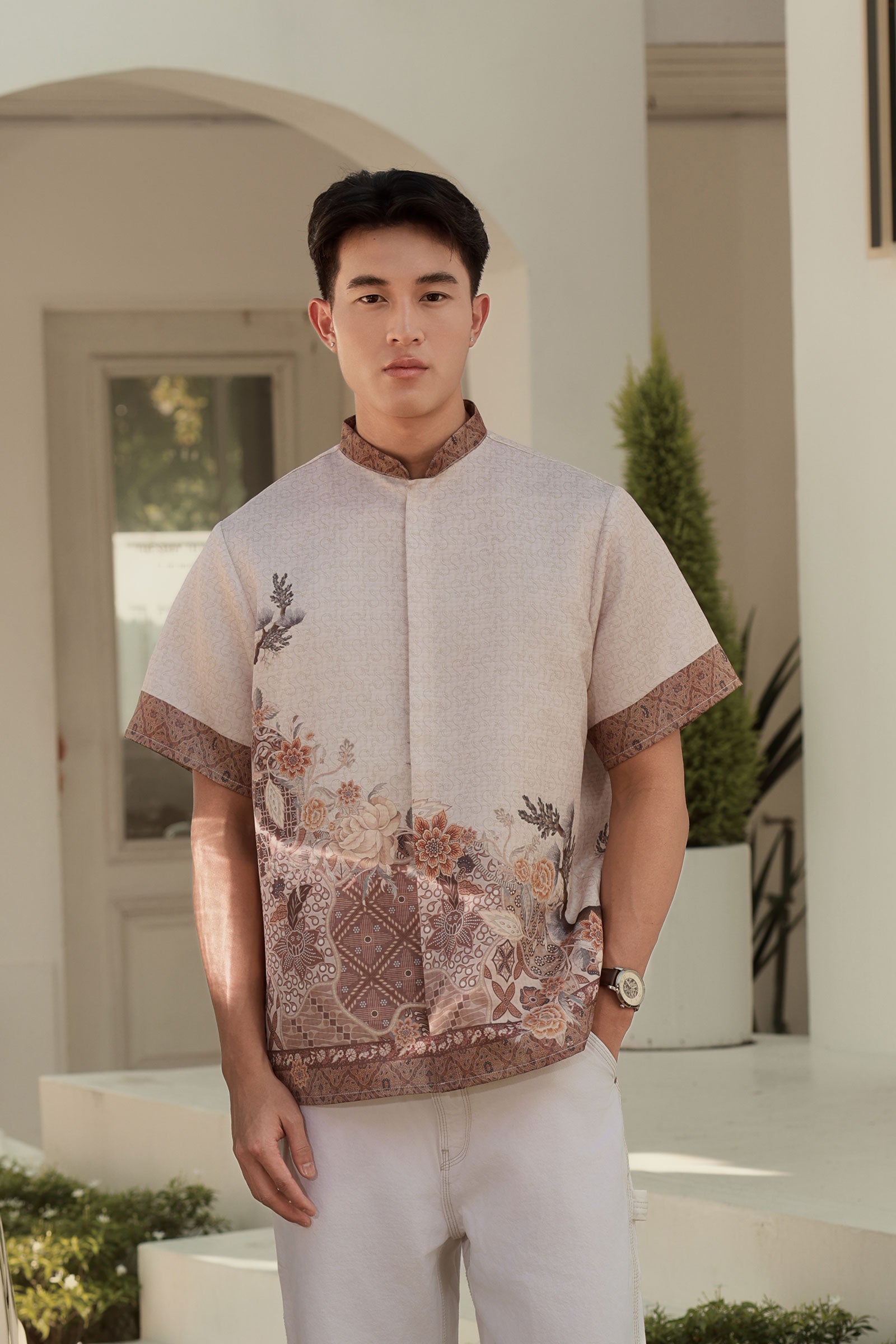 Amour Batik Shirt (Brown)
