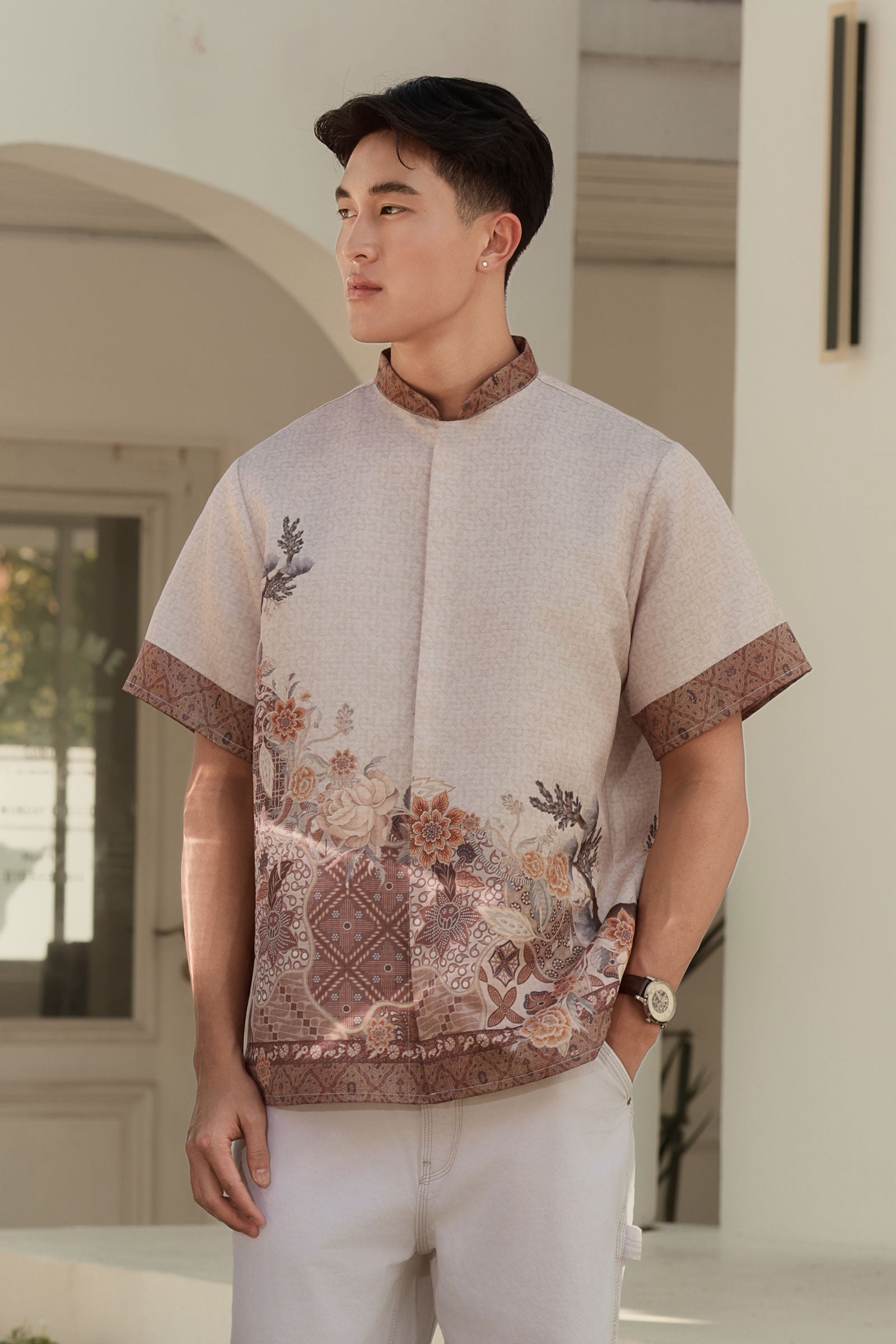 Amour Batik Shirt (Brown)
