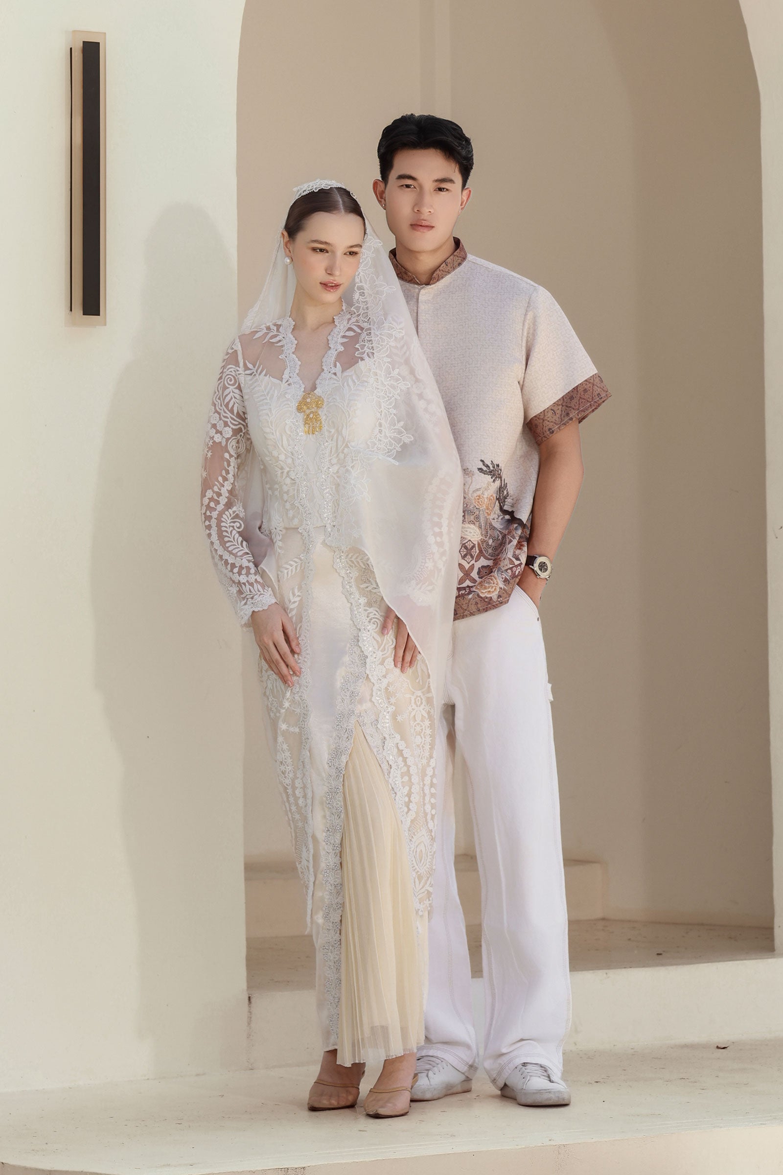 Amour Kebaya Skirt (Champagne)