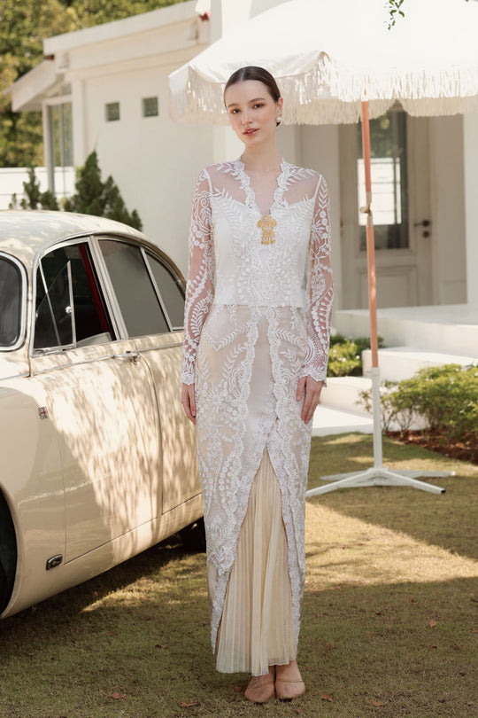 Amour Kebaya Skirt (Champagne)