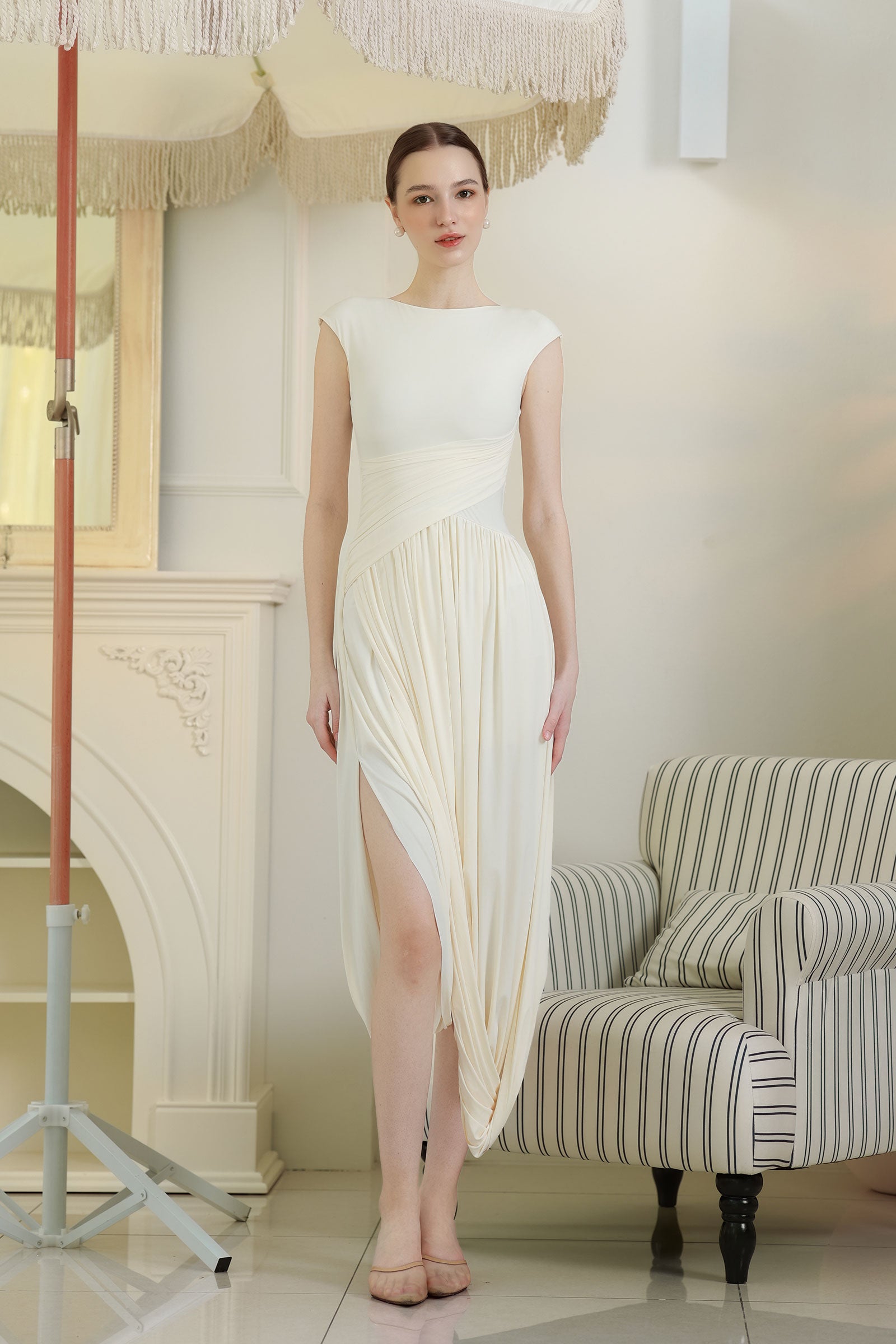Elisera Dress (Cream)