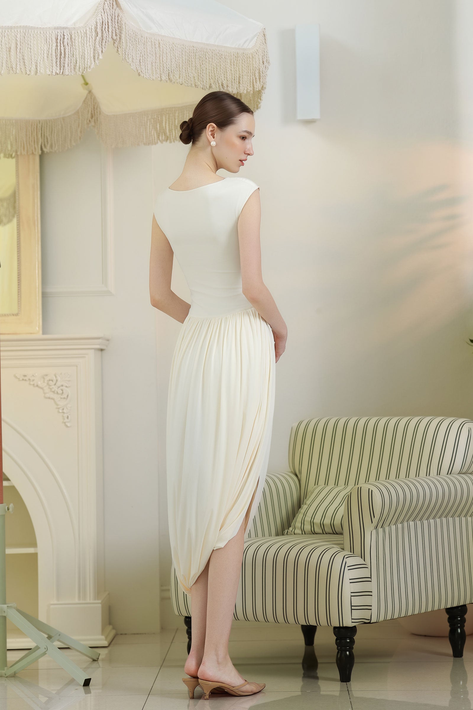 Elisera Dress (Cream)