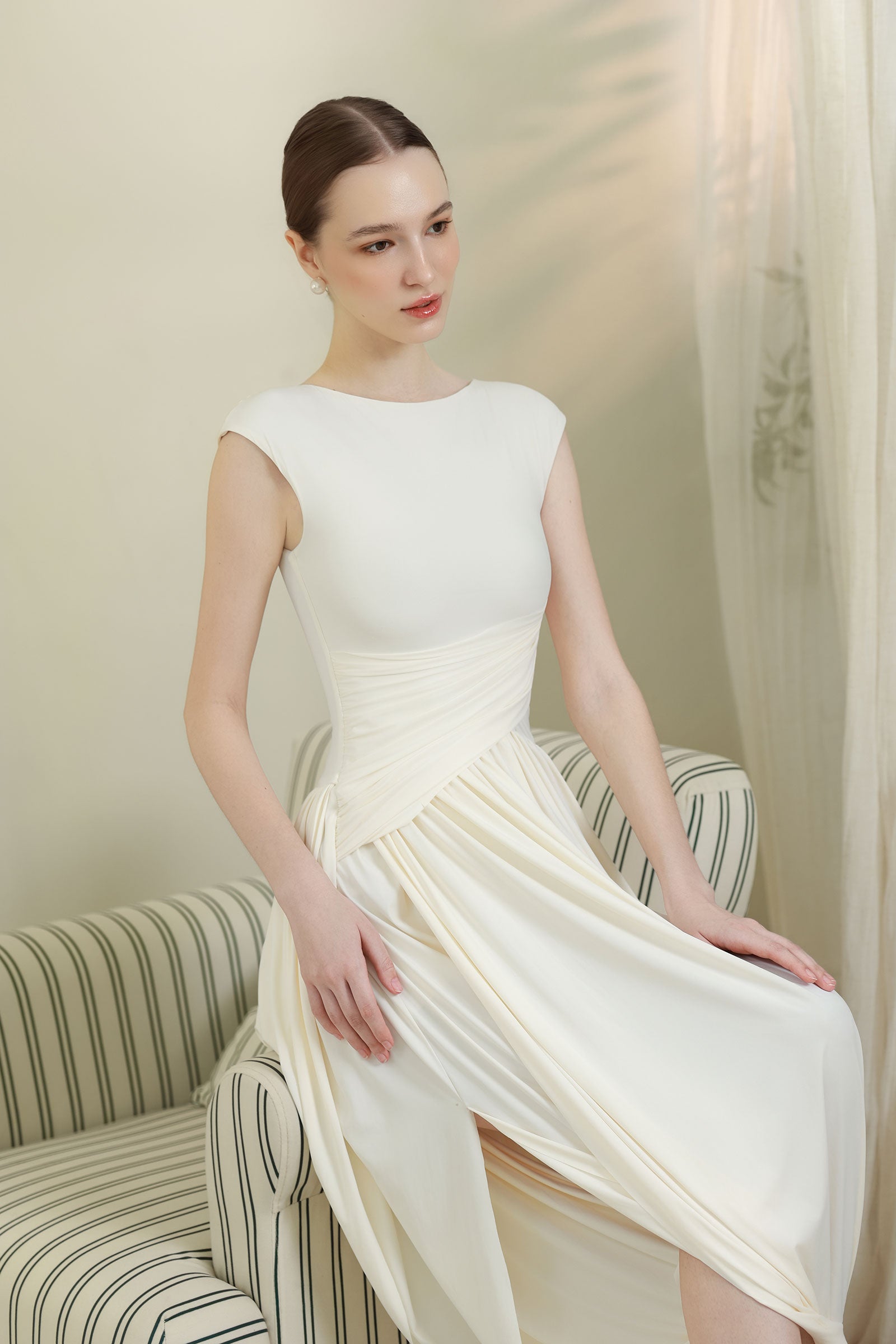 Elisera Dress (Cream)
