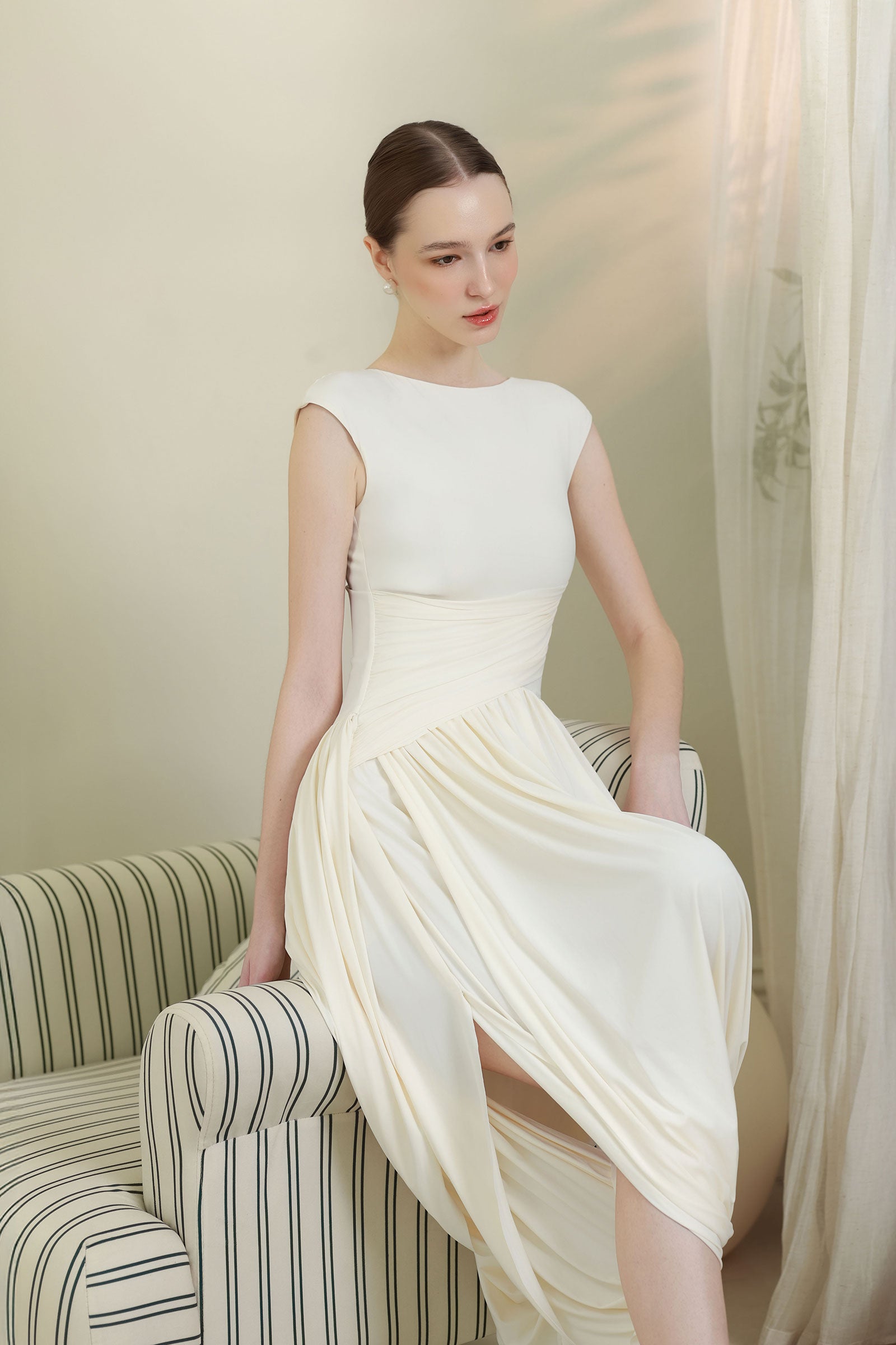 Elisera Dress (Cream)