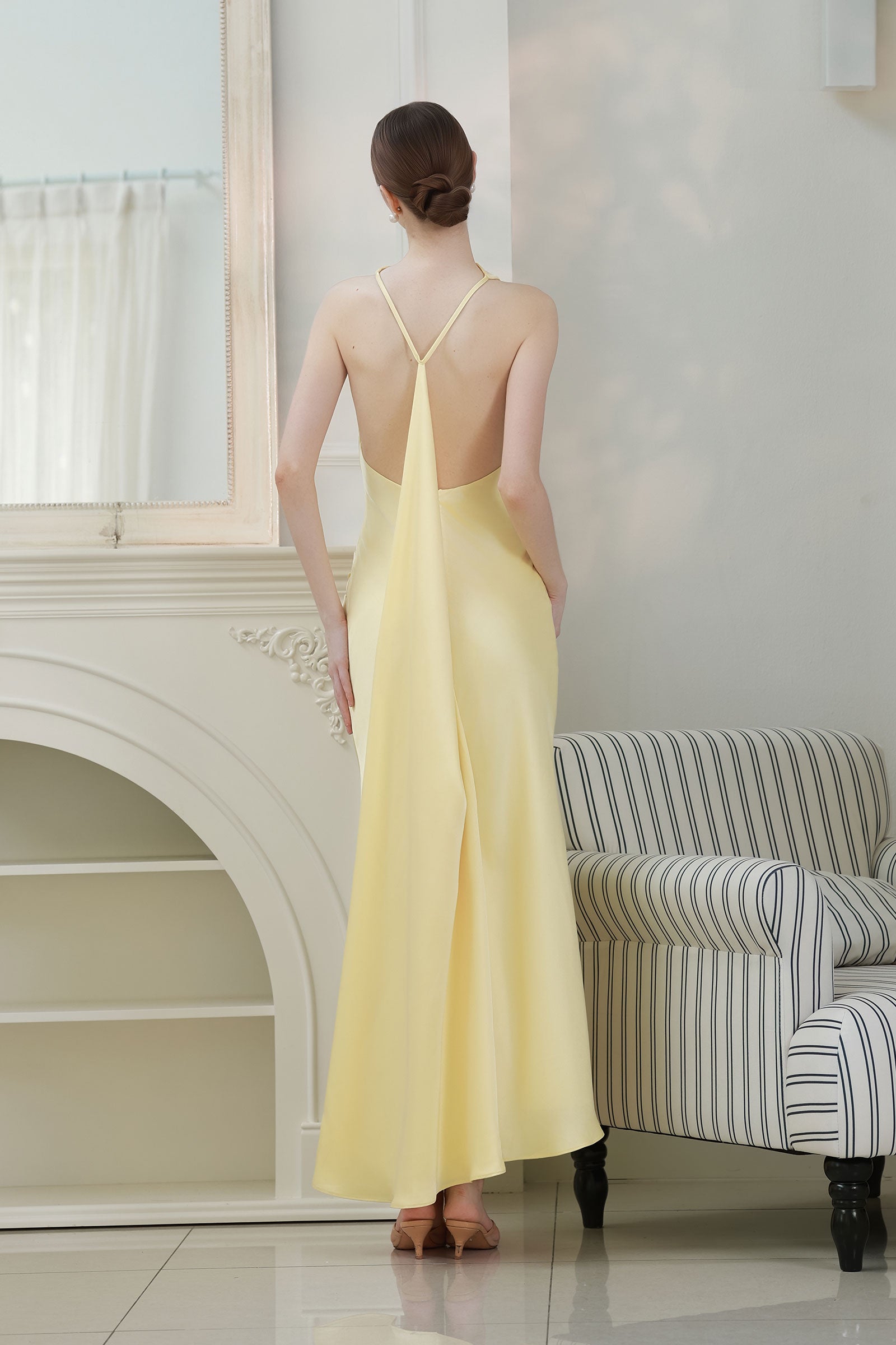 Eviele Dress (Butter Yellow)