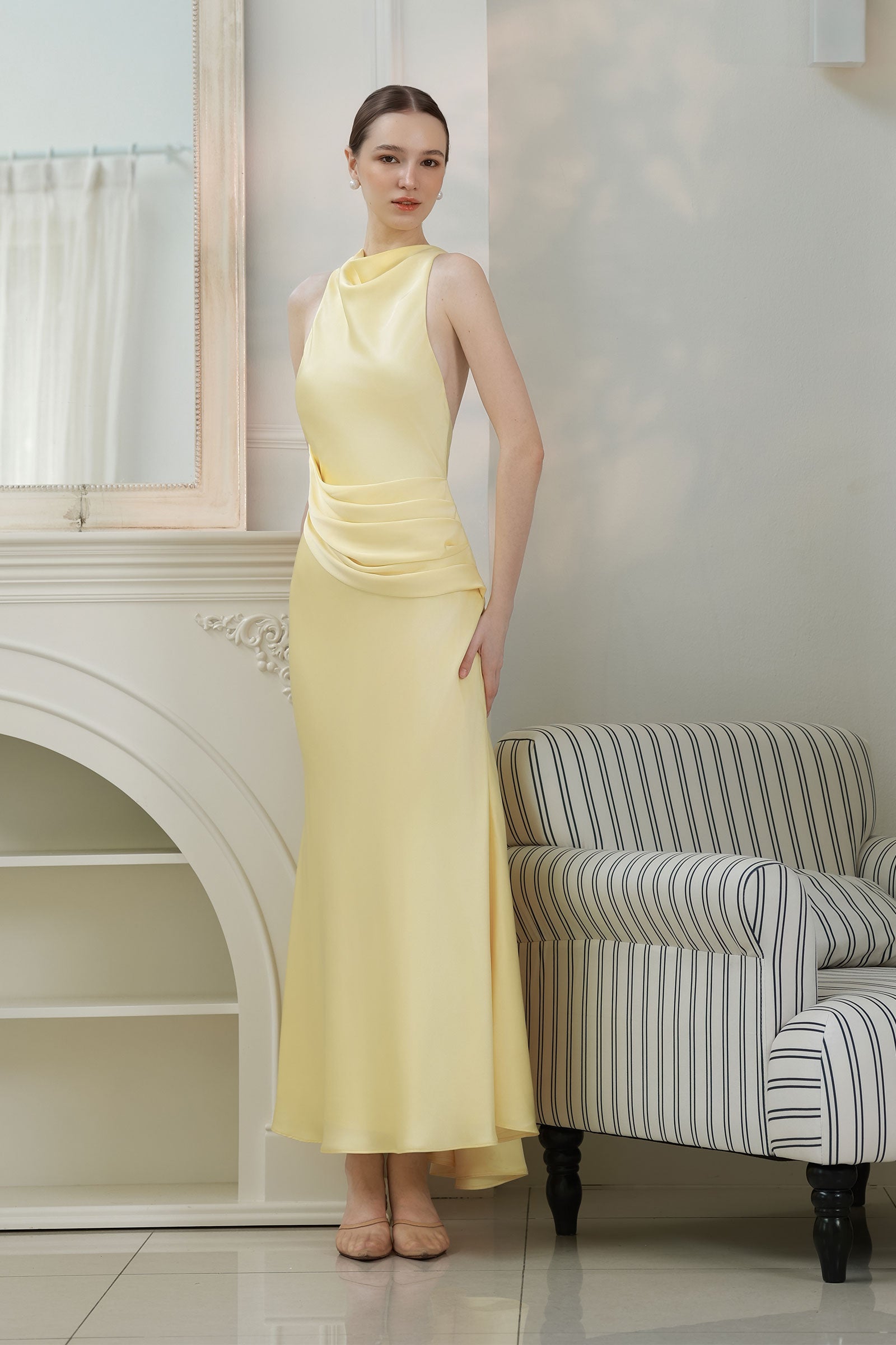 Eviele Dress (Butter Yellow)