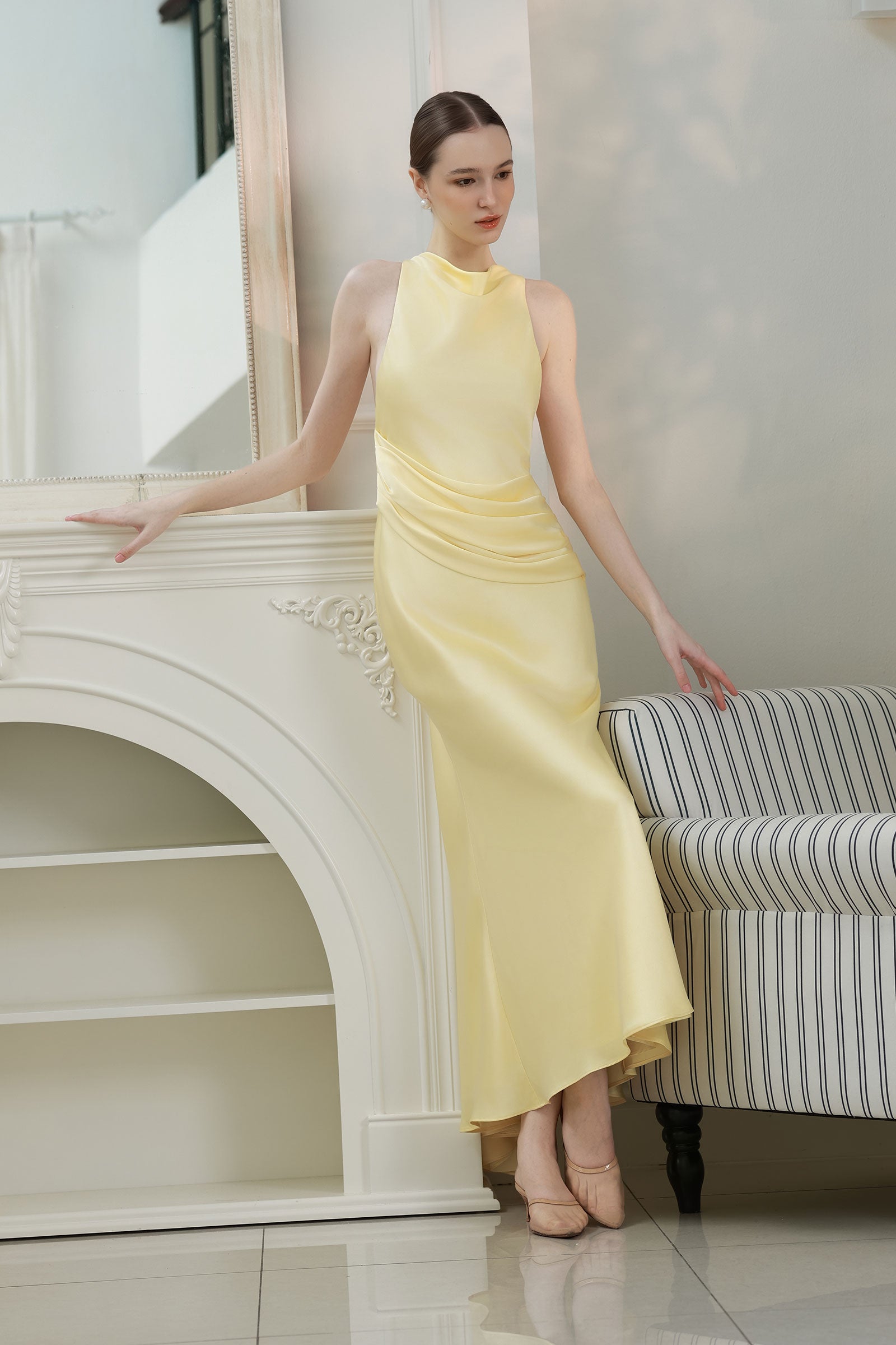Eviele Dress (Butter Yellow)