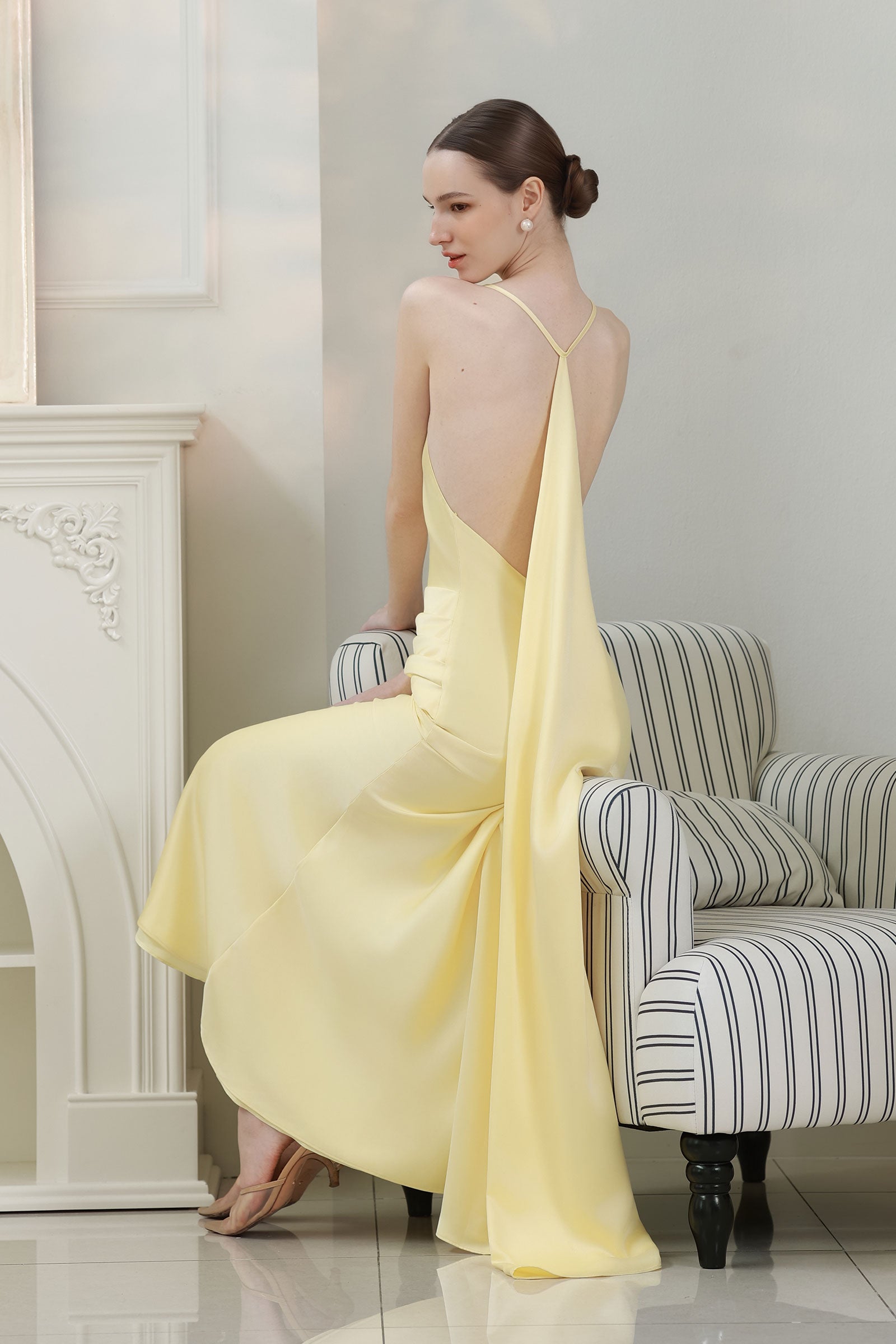 Eviele Dress (Butter Yellow)