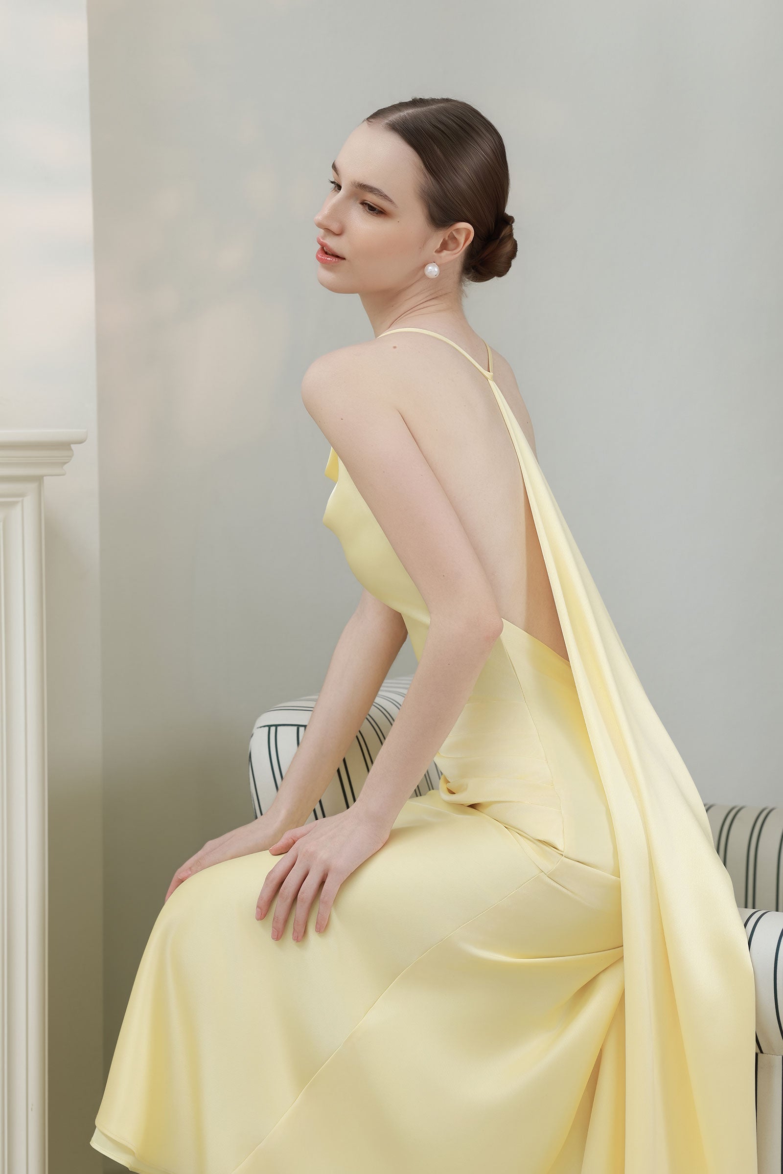 Eviele Dress (Butter Yellow)