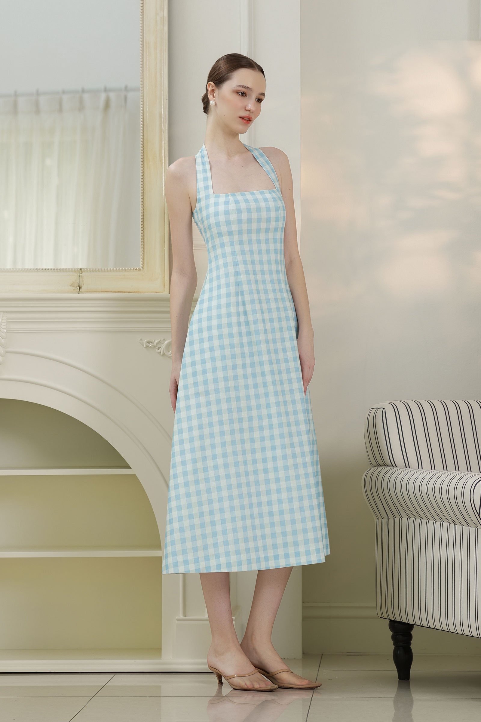 Alora Dress (Baby Blue)