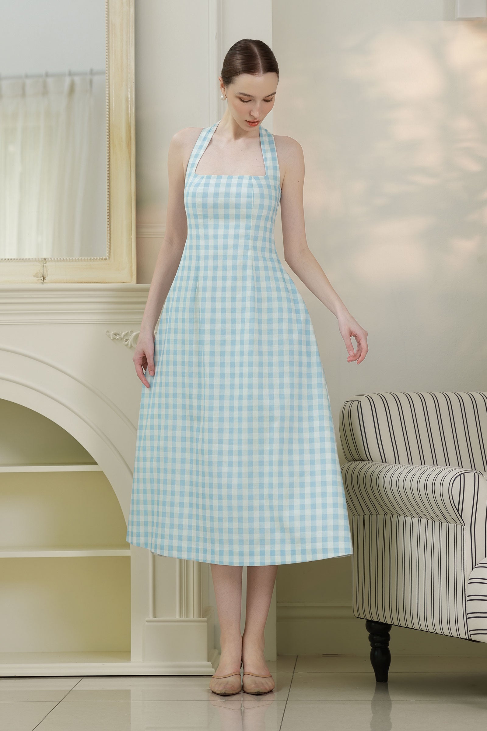Alora Dress (Baby Blue)