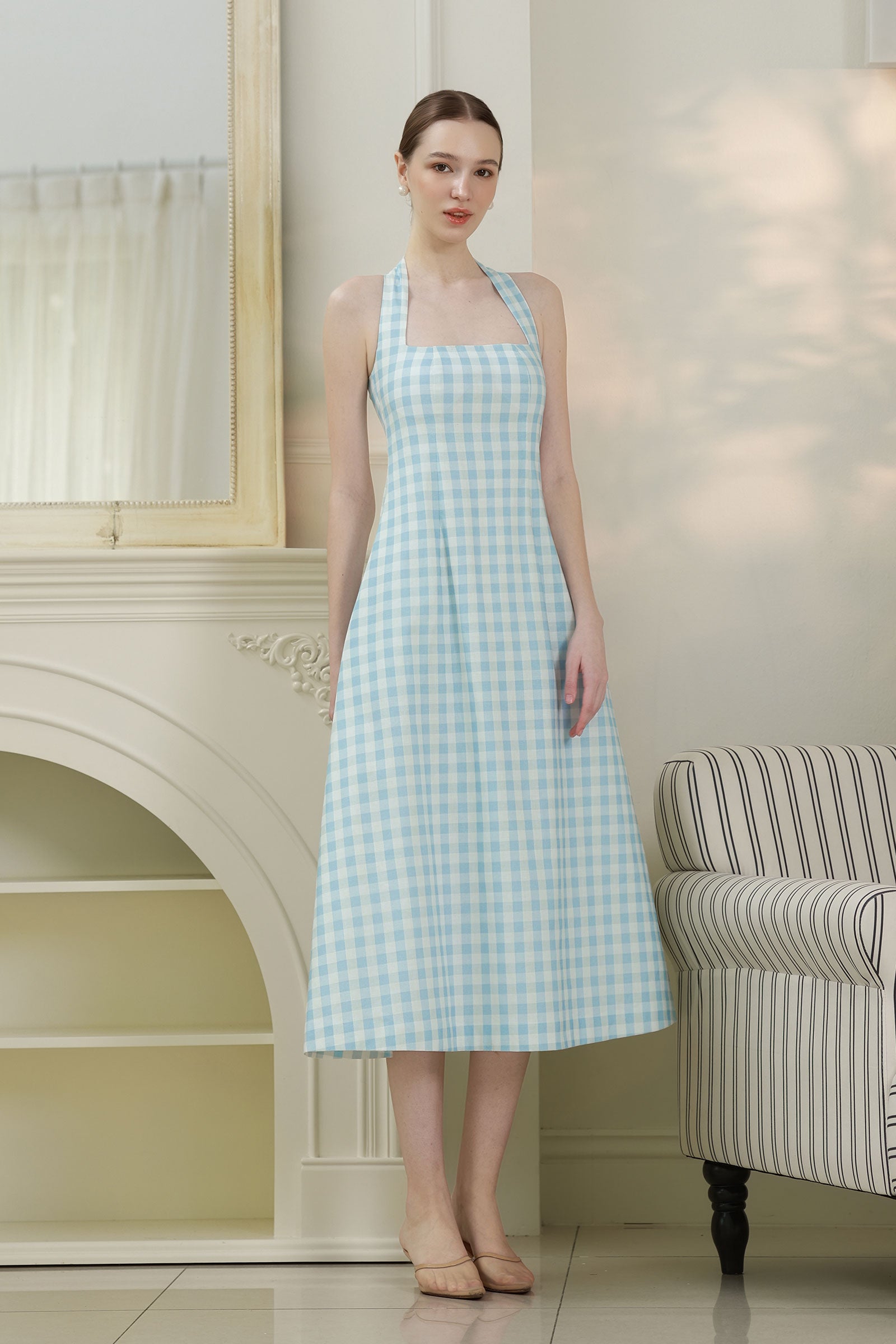 Alora Dress (Baby Blue)