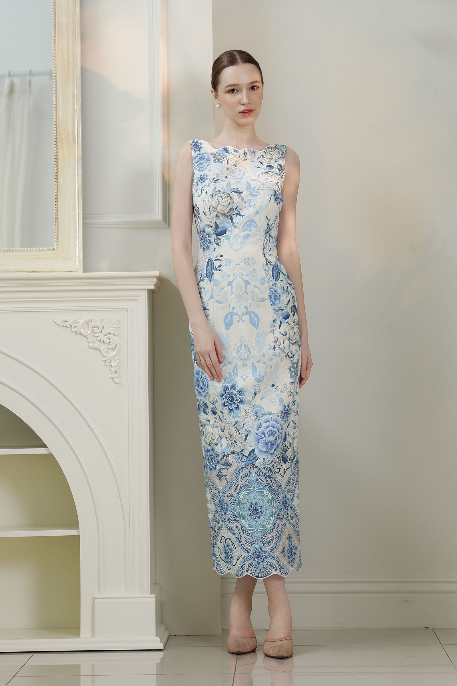 Azurelle Batik Dress