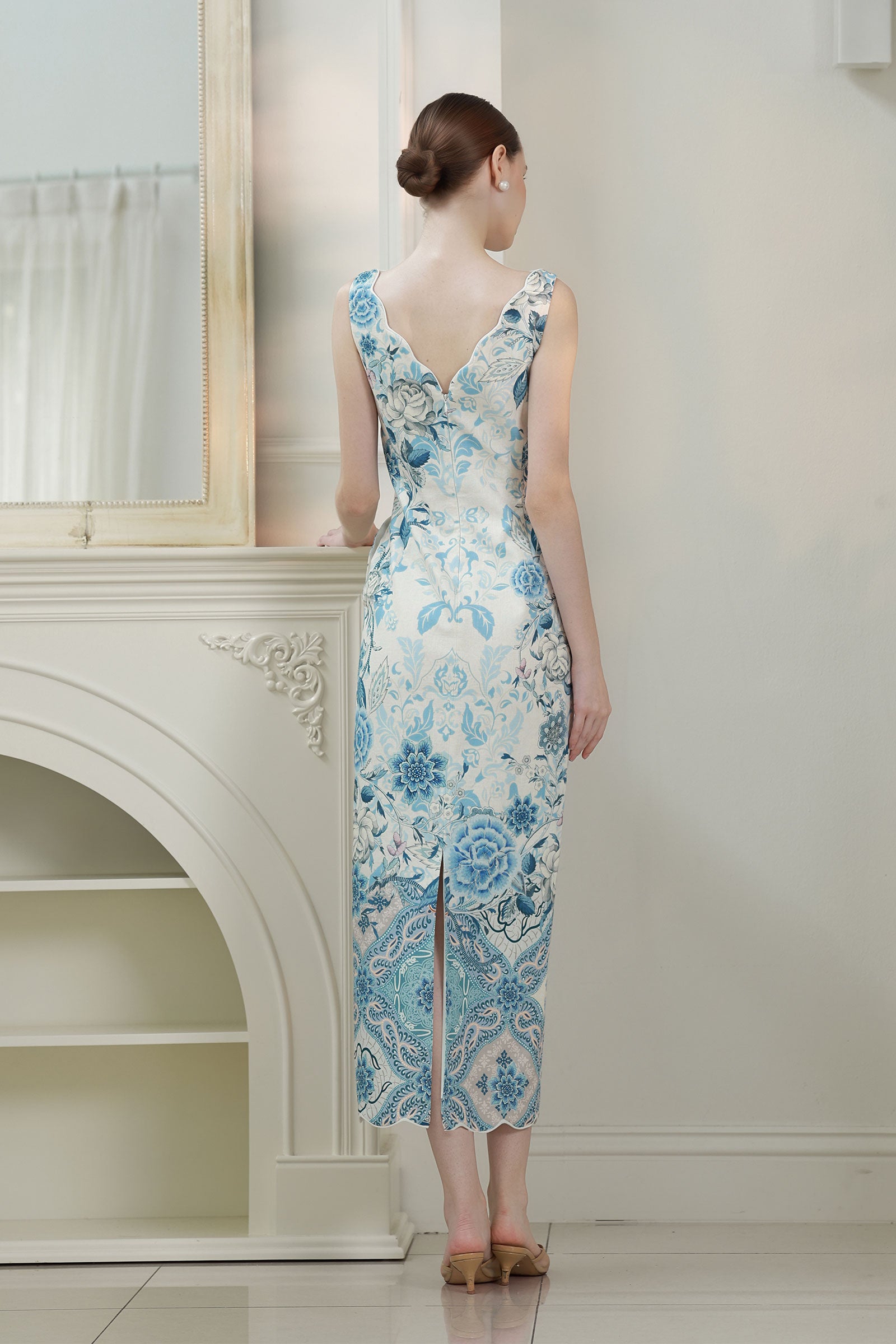 Azurelle Batik Dress