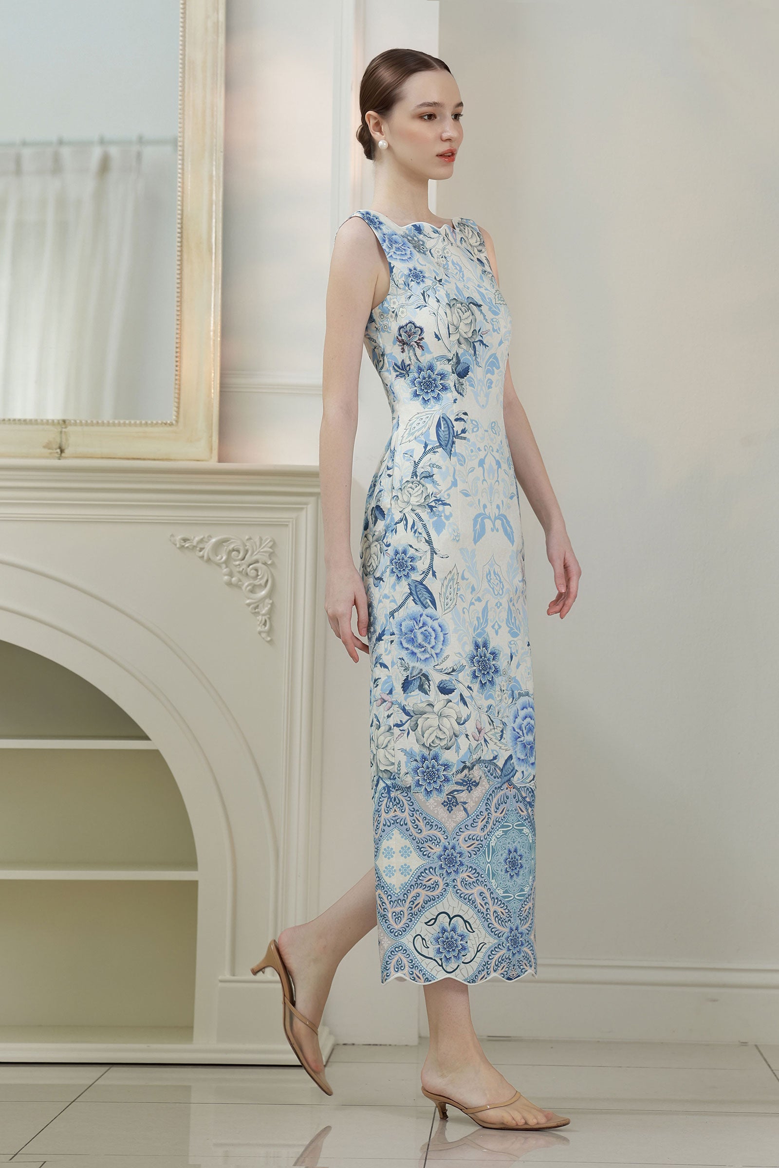 Azurelle Batik Dress