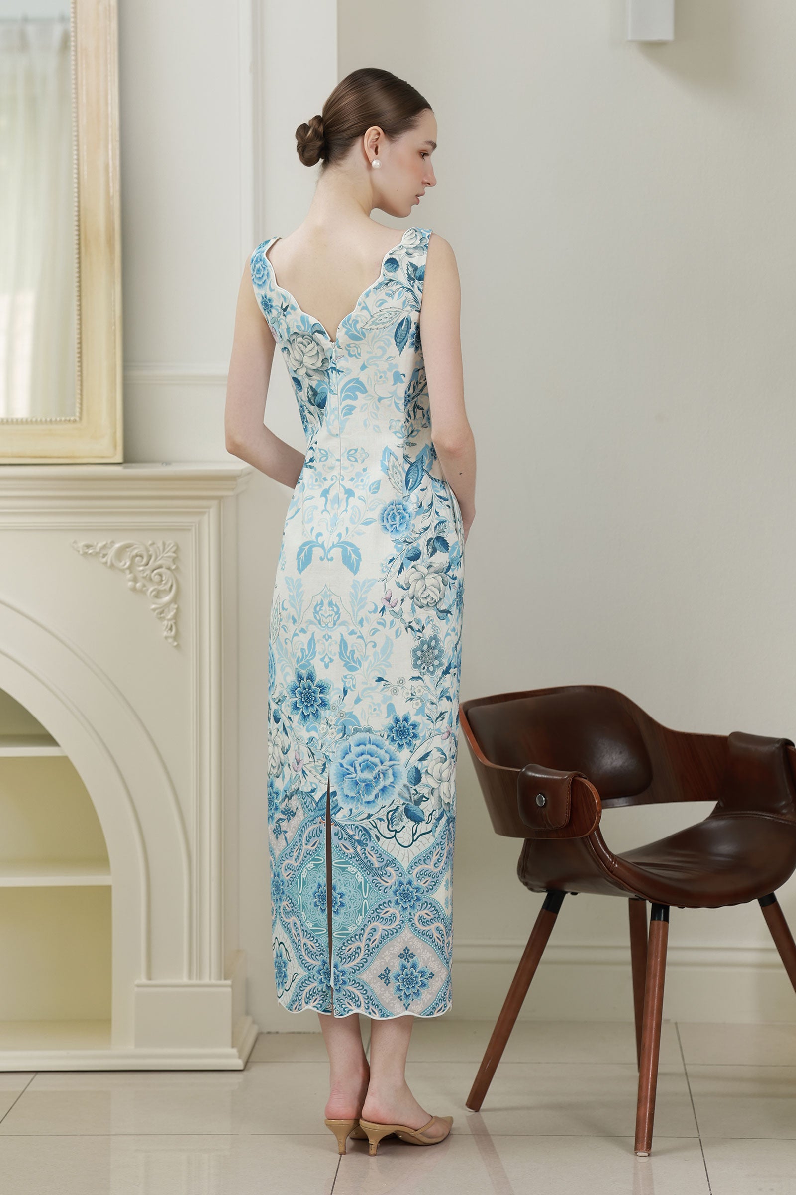 Azurelle Batik Dress