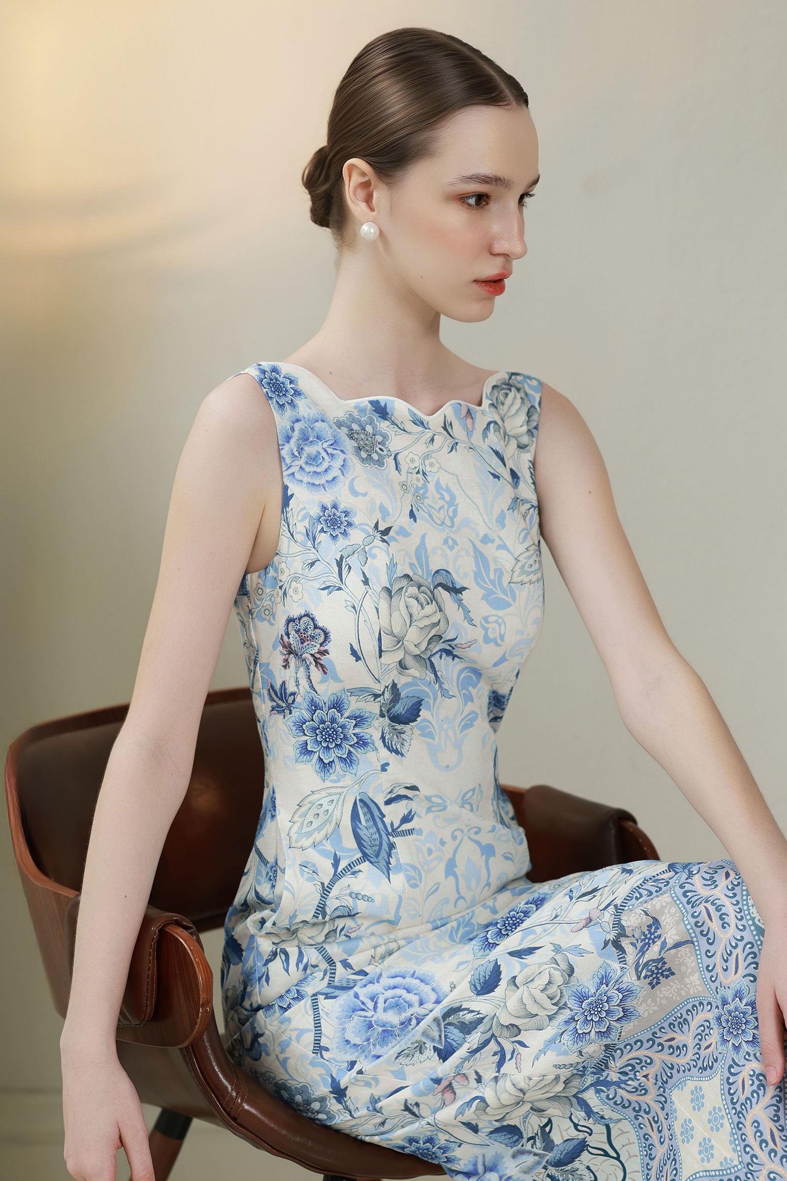 Azurelle Batik Dress