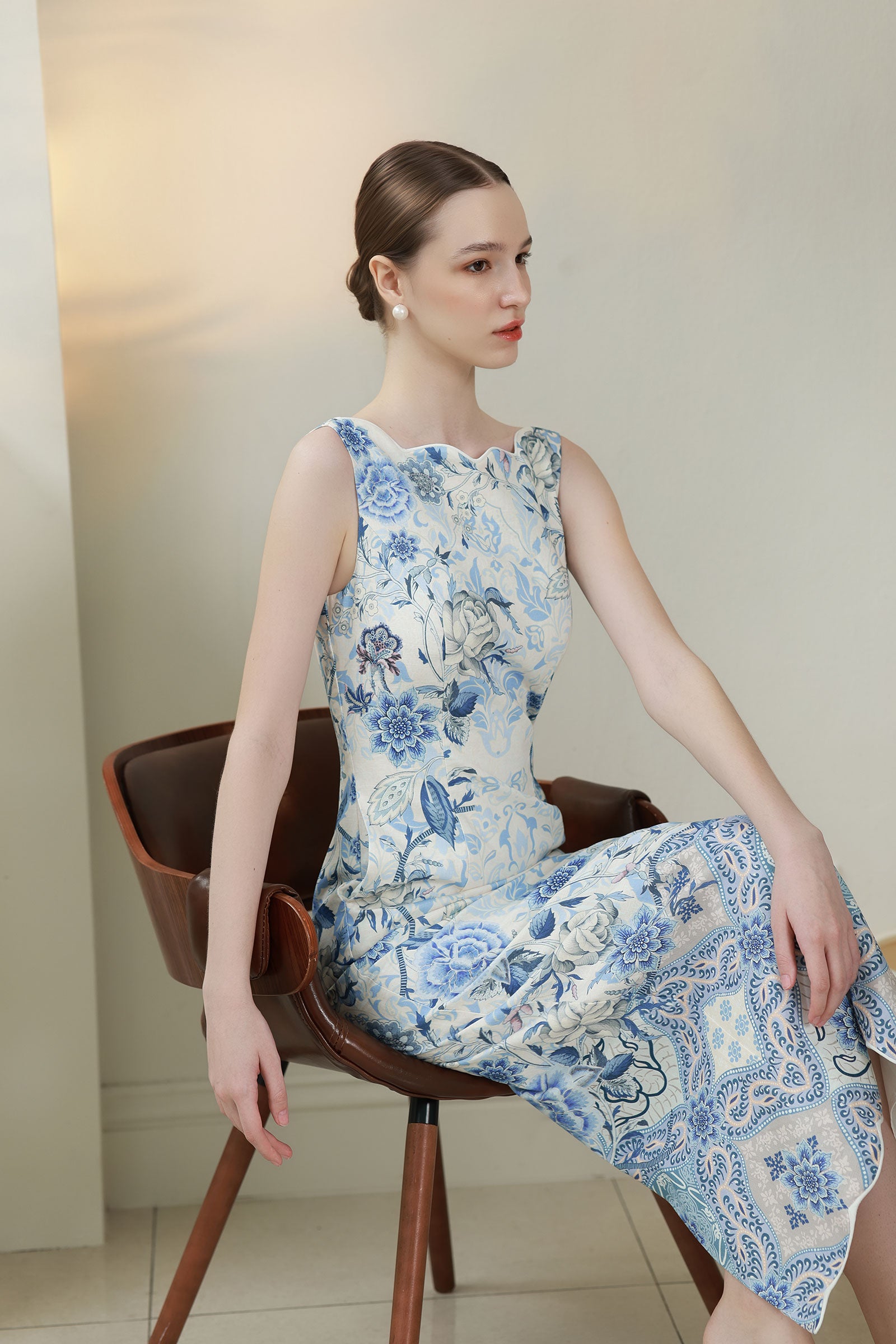 Azurelle Batik Dress