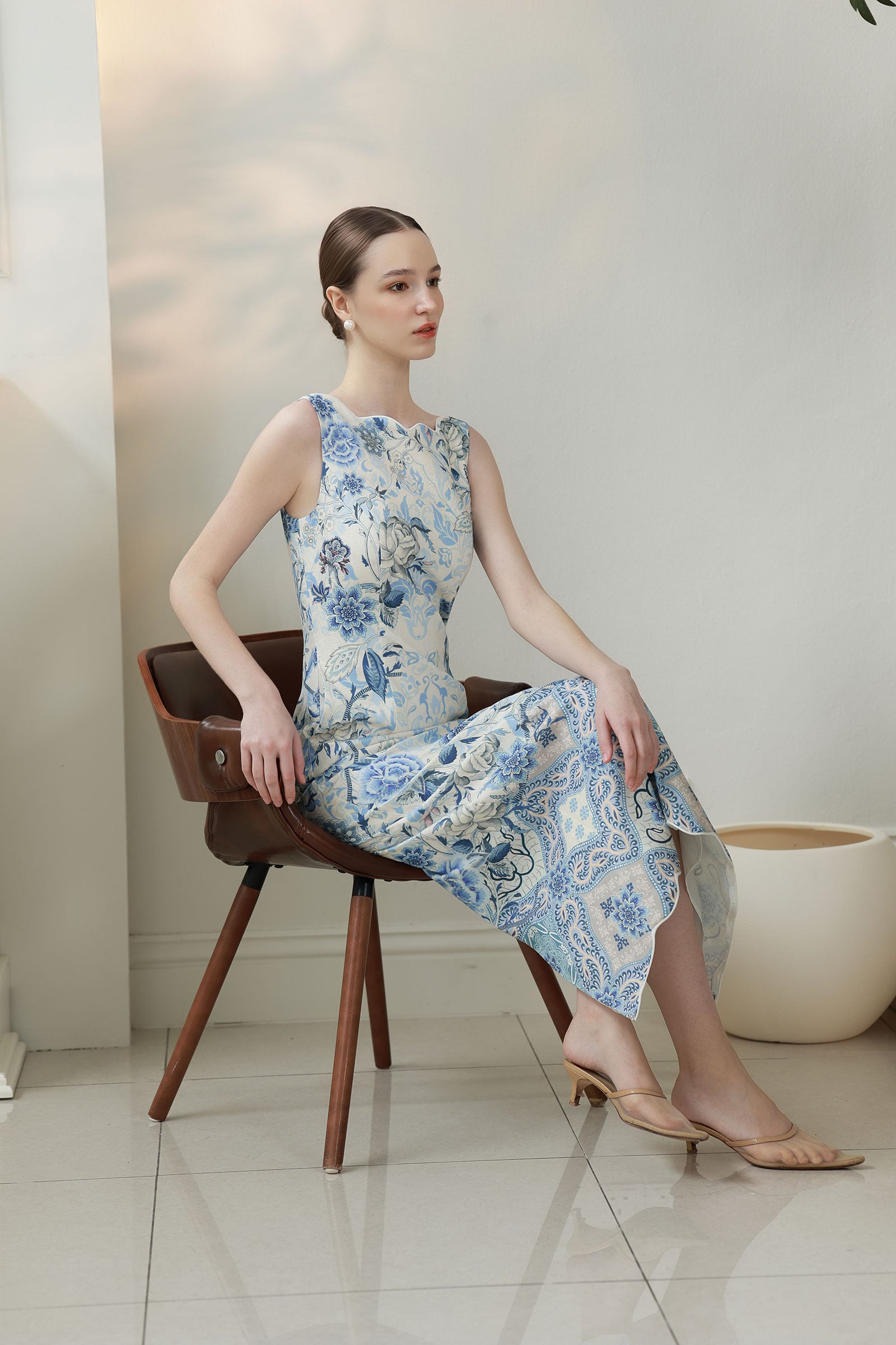 Azurelle Batik Dress