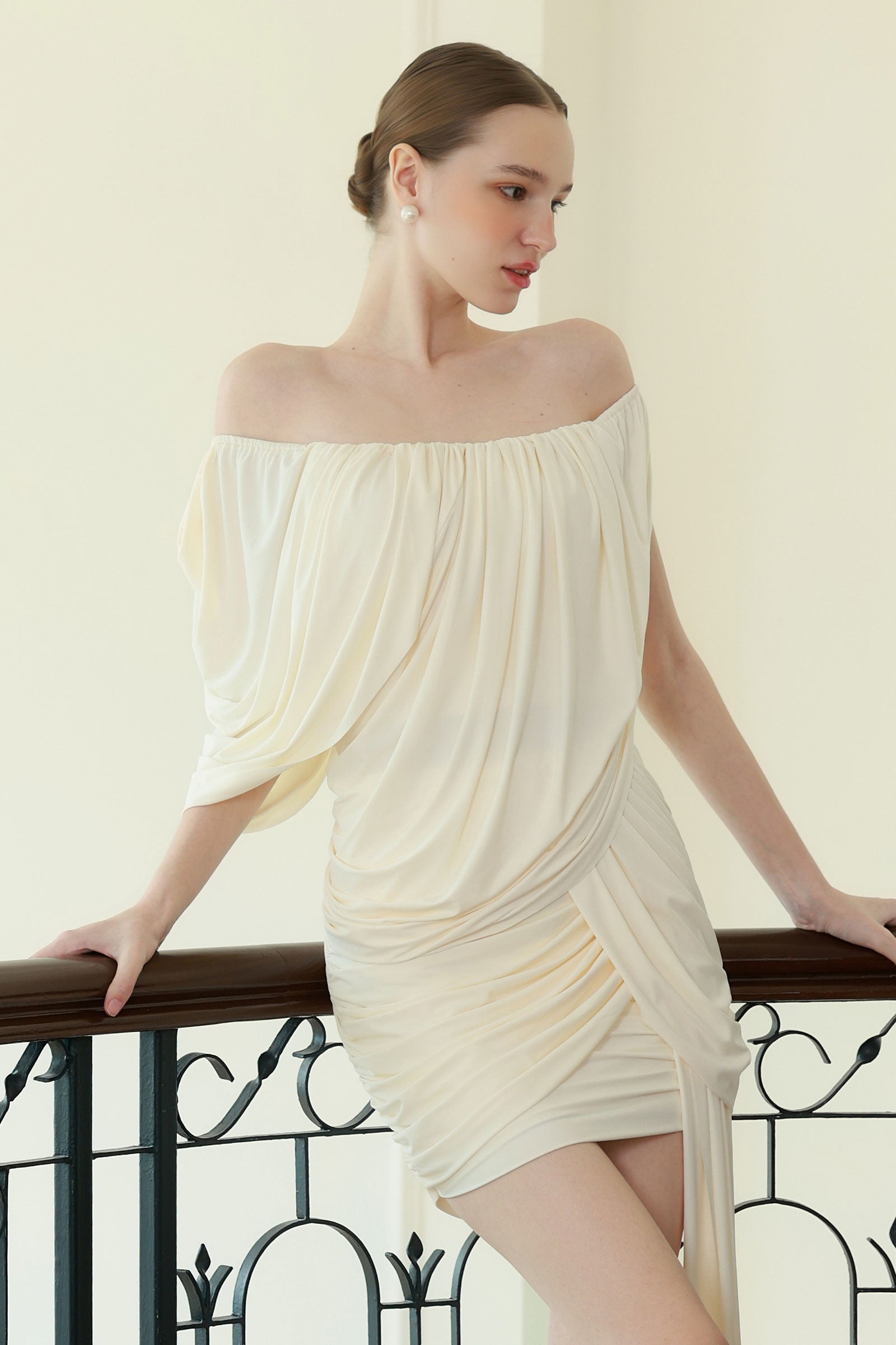 Solenne Skort (Cream)