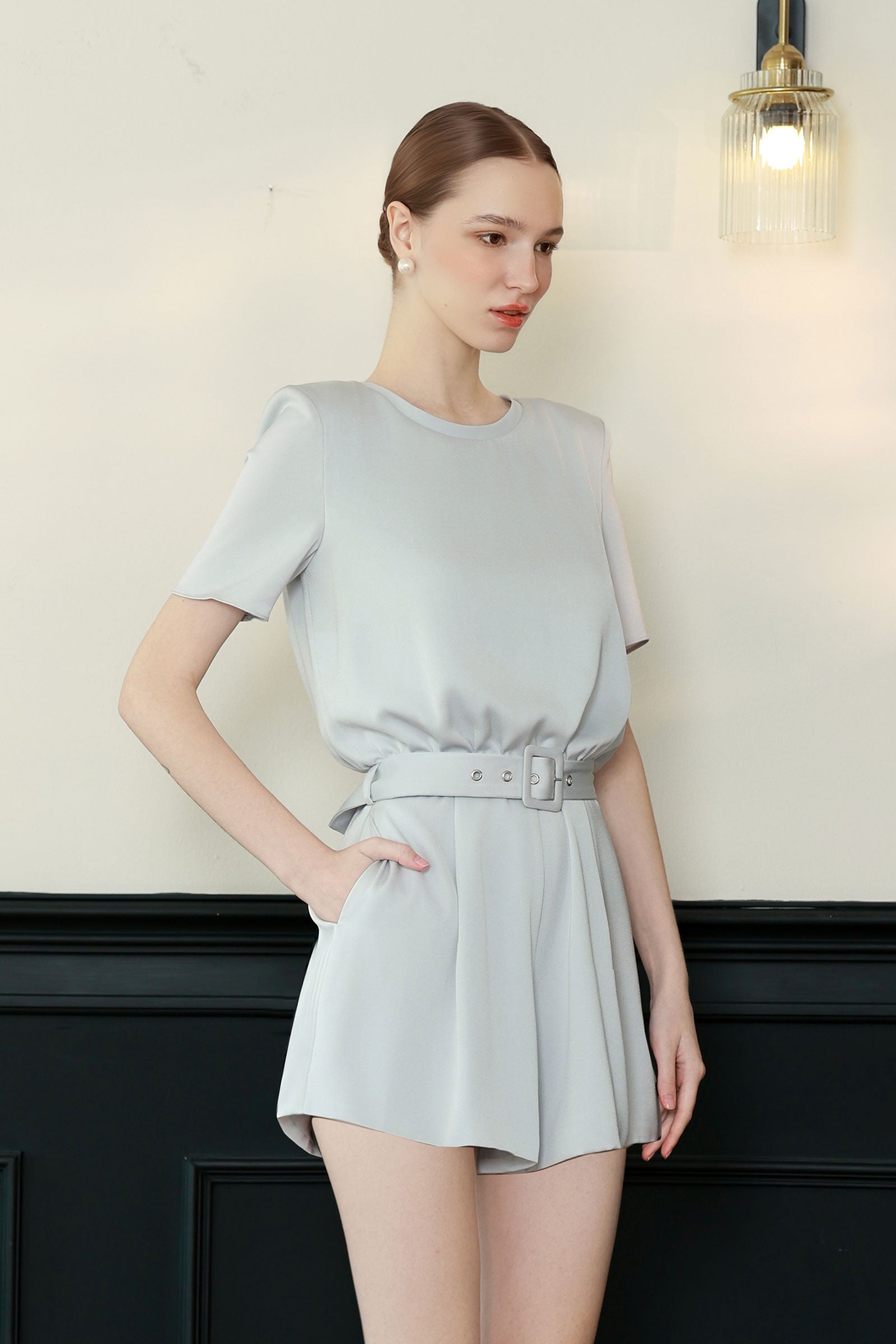 Ciel Romper (Misty Grey)