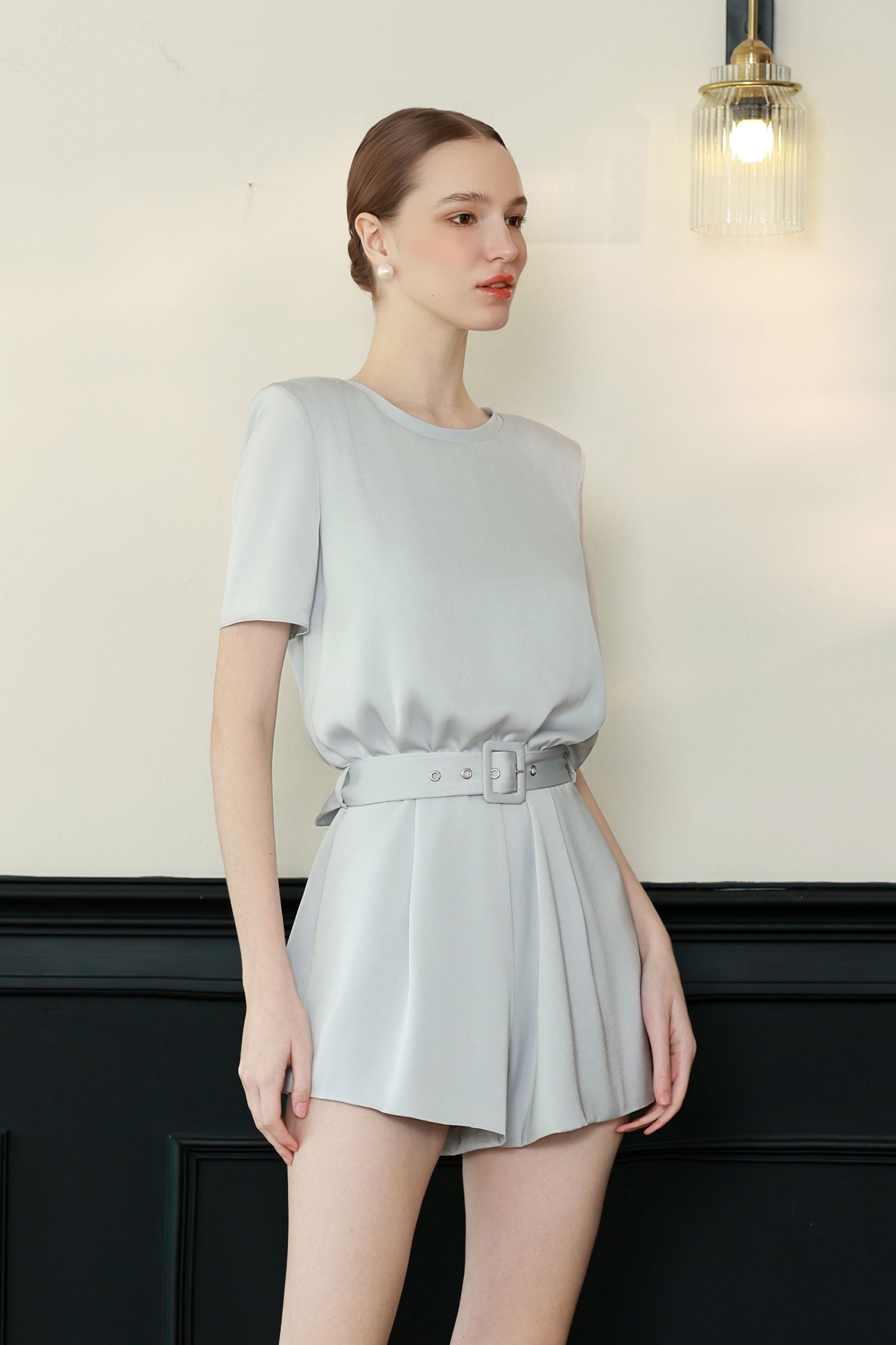 Ciel Romper (Misty Grey)