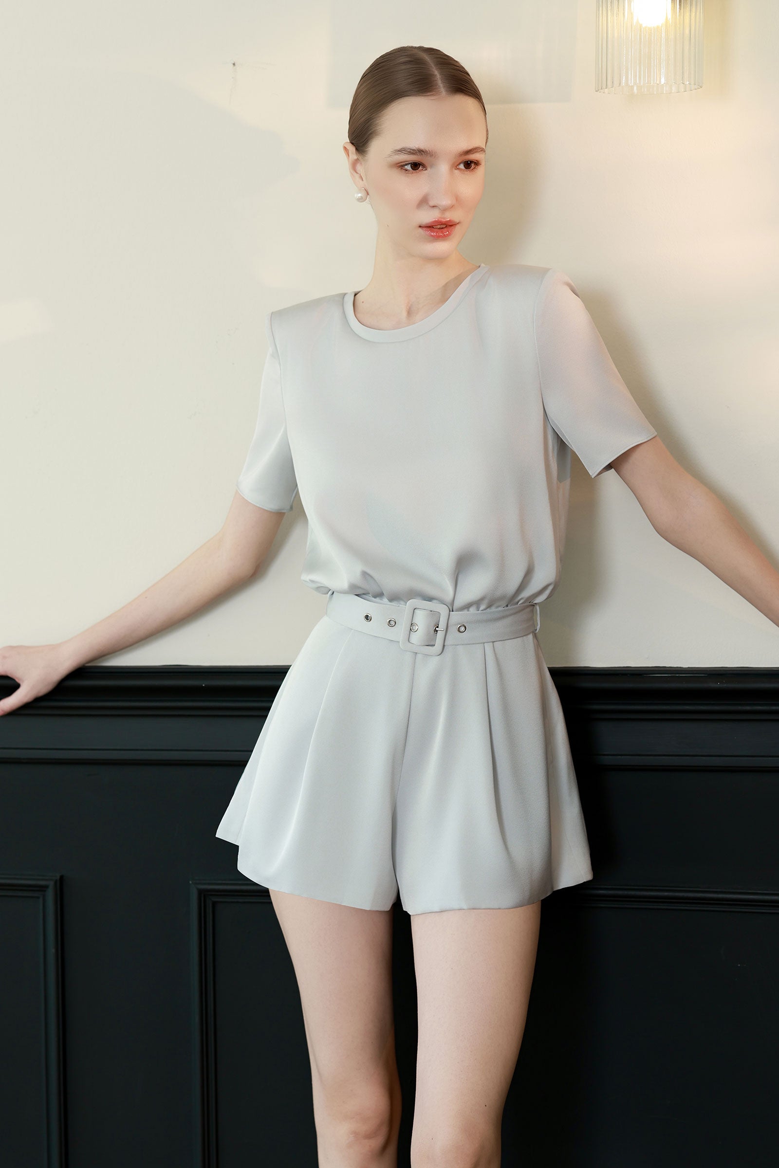 Ciel Romper (Misty Grey)