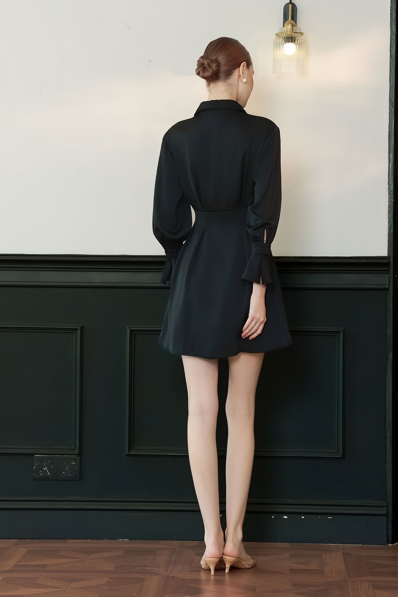 Maeve ShirtDress (Black)