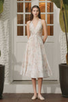 Isaline Linen Dress (Cream)