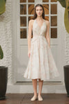 Isaline Linen Dress (Cream)
