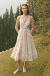 Isaline Linen Dress (Cream)