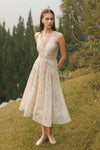 Isaline Linen Dress (Cream)