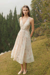 Isaline Linen Dress (Cream)