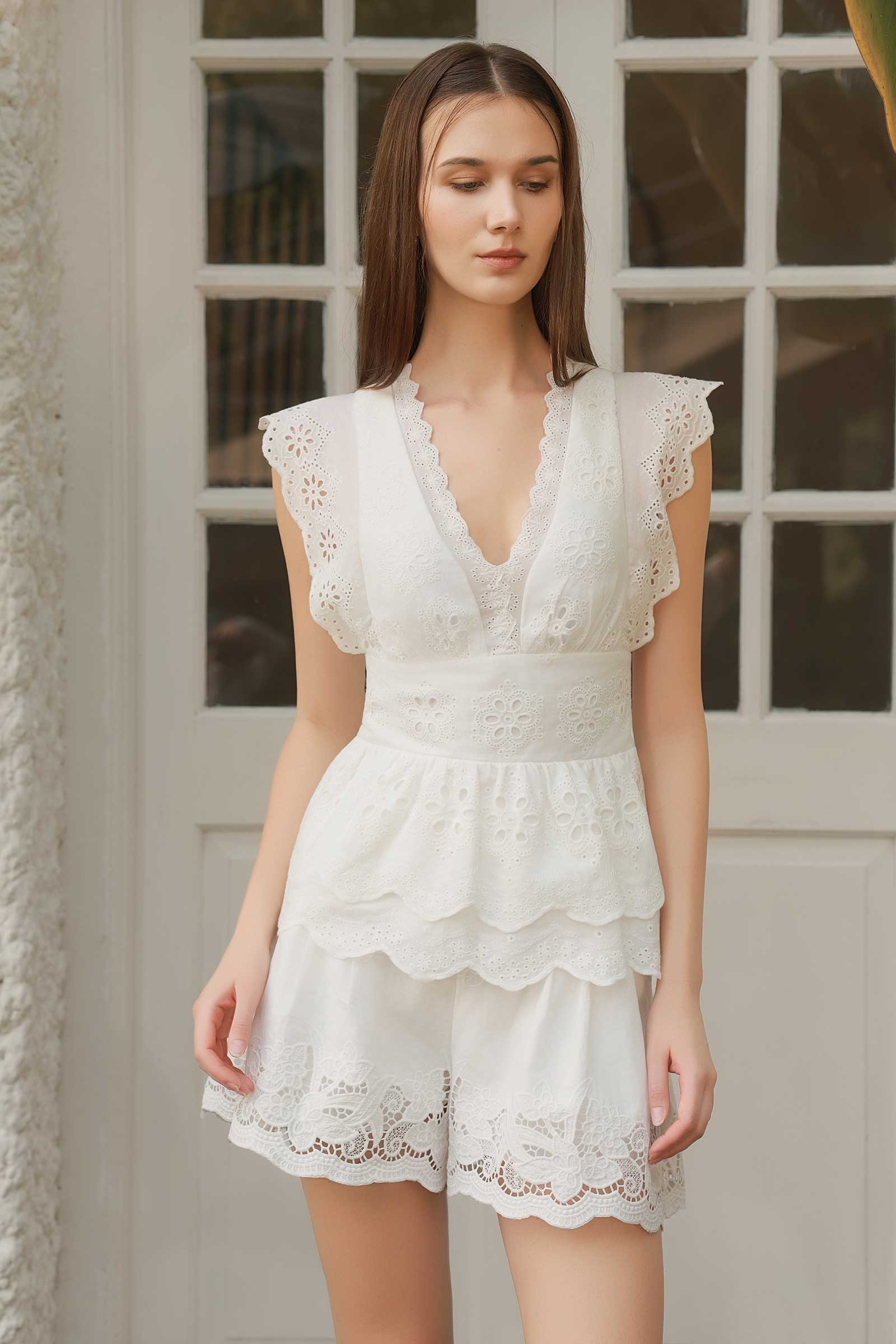 Floria Top (White)