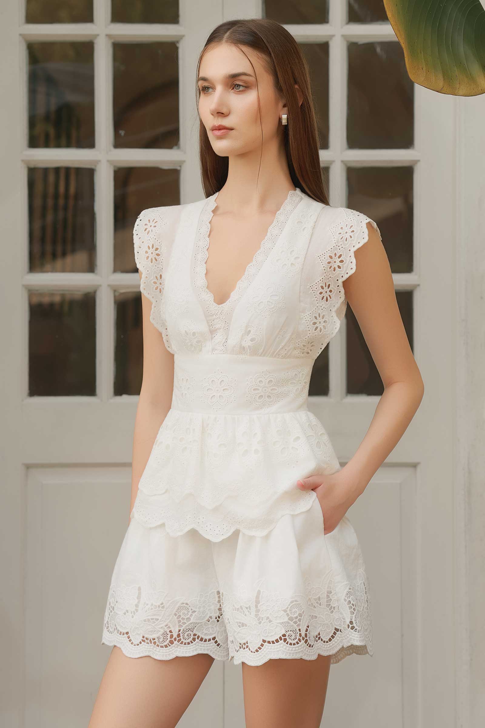 Floria Top (White)