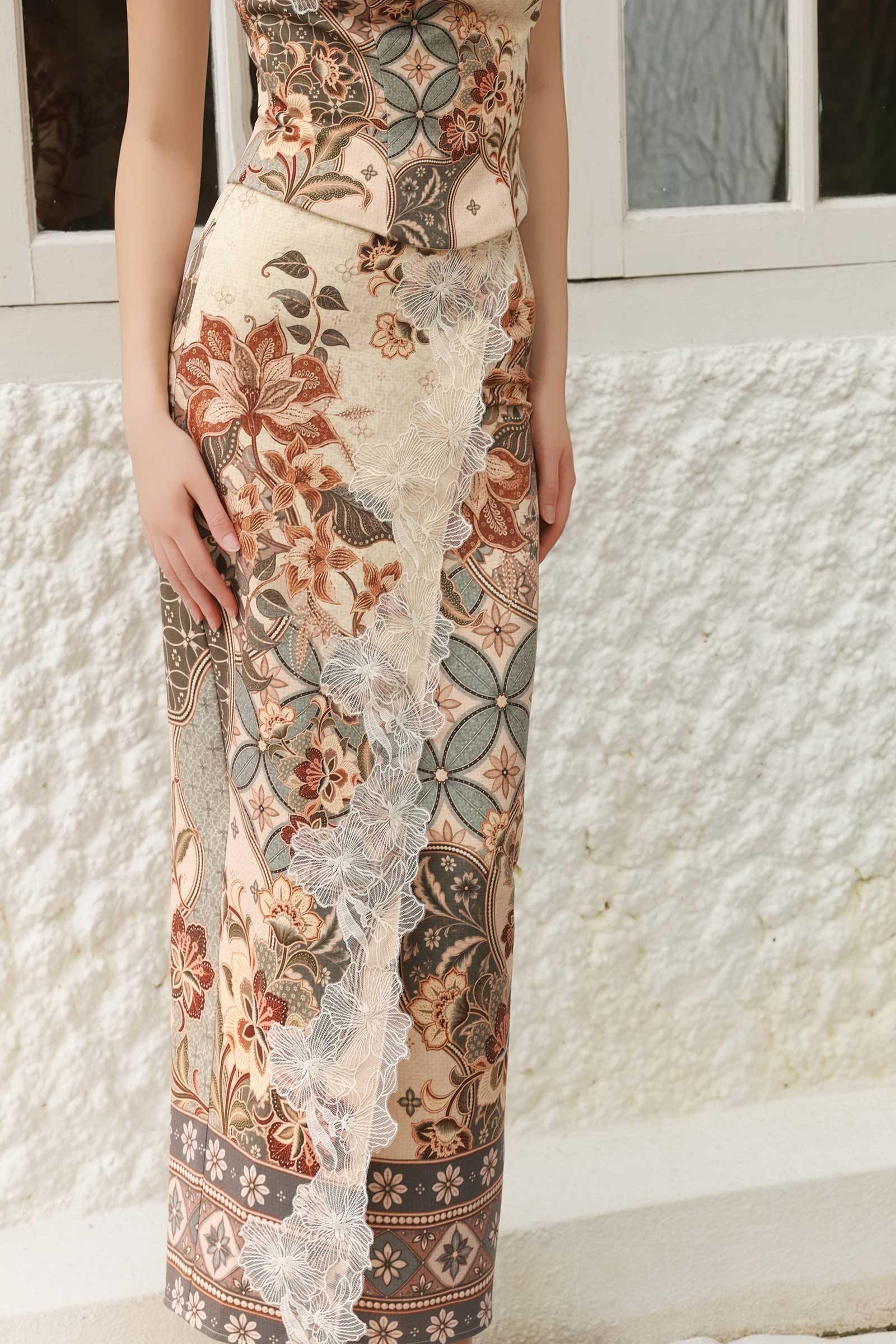 Bauhinia Skirt (Printed)