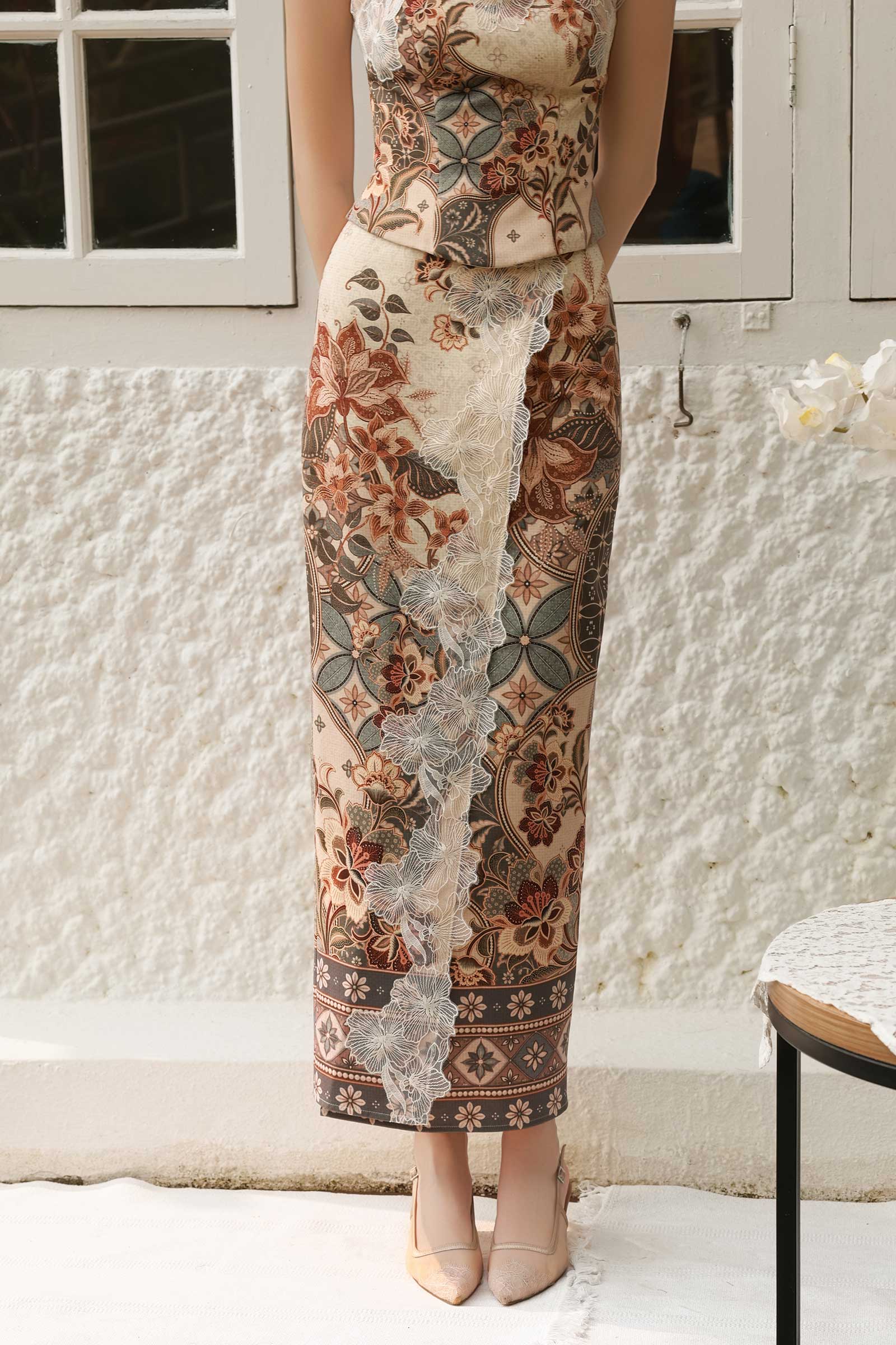 Bauhinia Skirt (Printed)