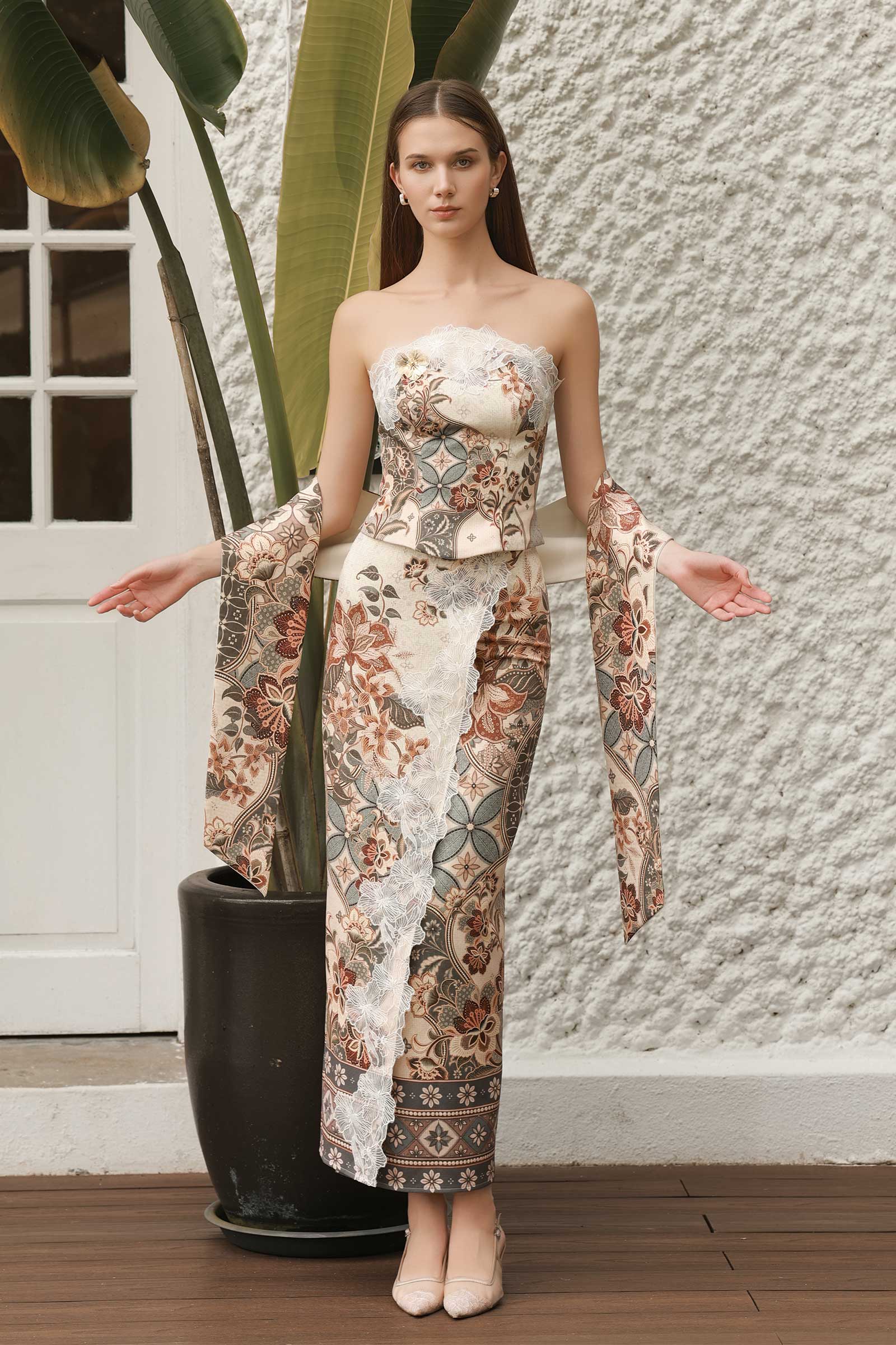 Bauhinia Skirt (Printed)