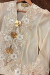 Bauhinia Kebaya Top (Cream)