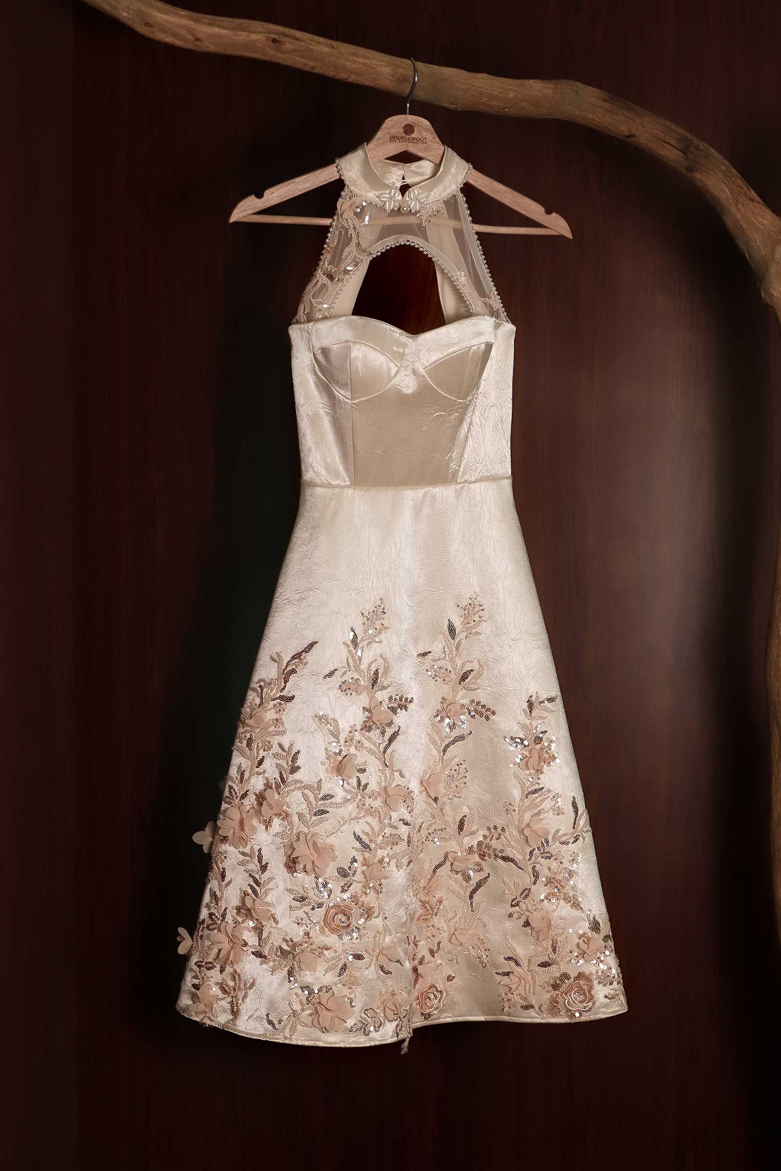 Camelia Dress (Champagne)
