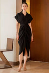 Delsince Shirt Dress (Black)