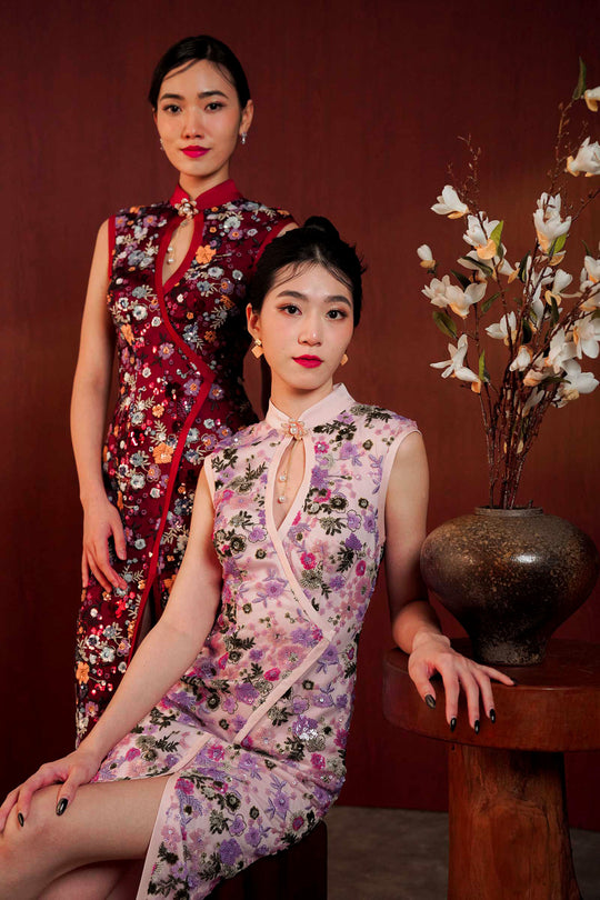 Qing Qipao (Lilac)